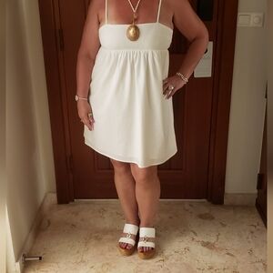 🤍 Cute White Dress